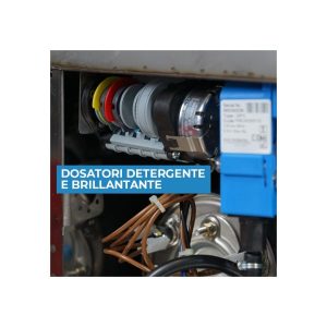 Lave-verres électronique monophasé avec panier 35x35 complète de doseur de rinçage et détergent – Image 11