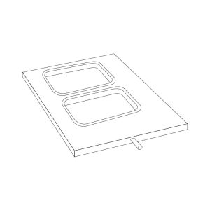 Moule pour thermo-scelleuse pour n°2 barquettes dim. 138x96 mm