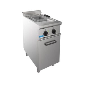 Friteuse professionnelle électrique sur meuble avec cuve simple de 13 lt