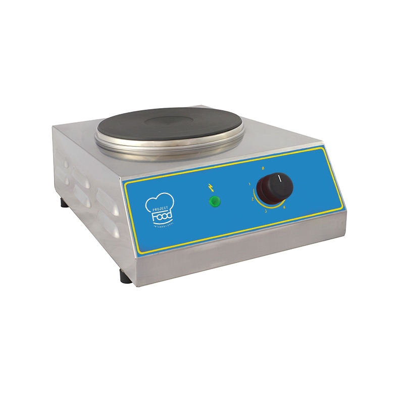 Plaque de cuisson électrique de table simple zone Ø 22 cm - puissance 2000 watts