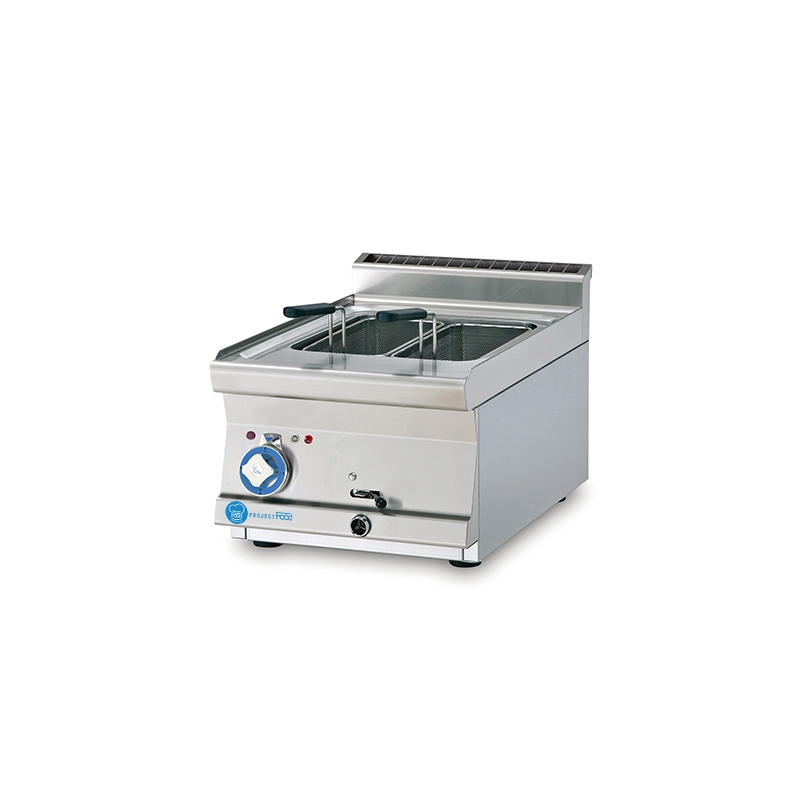 Cuiseur à pâtes professionnel de table électrique avec cuve simple 17 lt