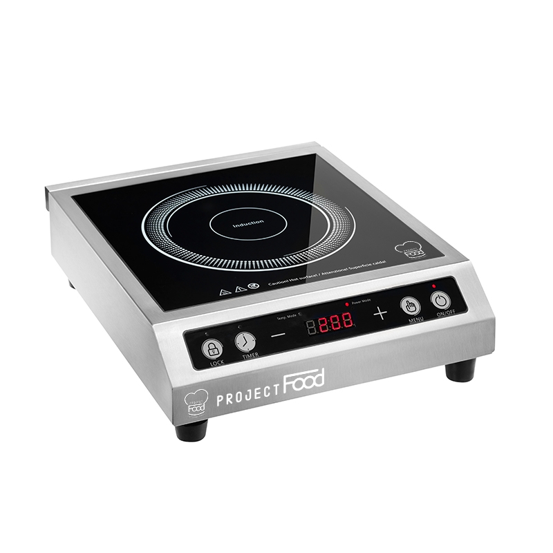 Plaque à induction monophasée surface inductive Ø de 12 à 26 cm - puissance 3500 watts