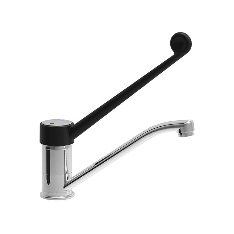 Robinet monocommande avec levier en plastique et bec de remplissage rotatif