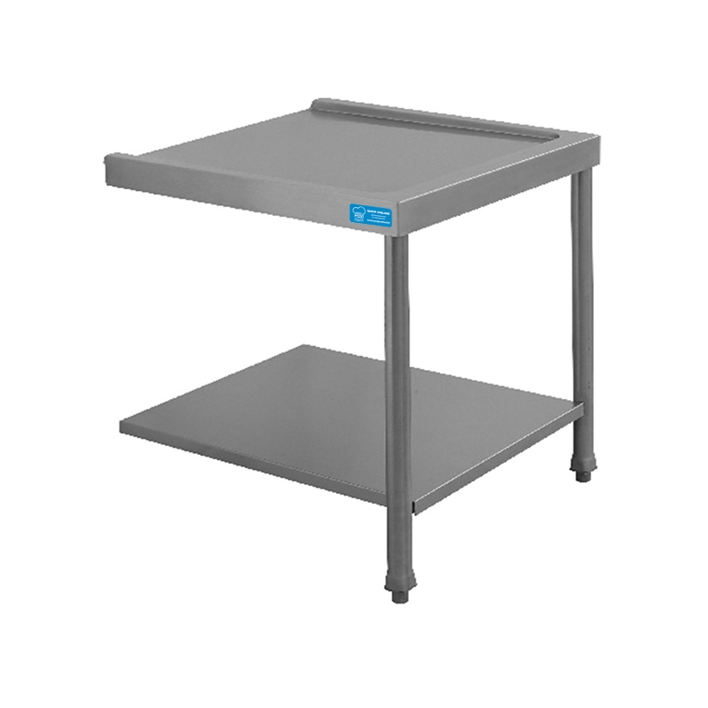 Table L 120 cm d’entrée / sortie pour lave-vaisselle à capot