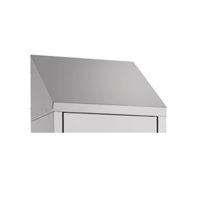 Tetto inclinato per armadio zincoplastificato 80x50 cm