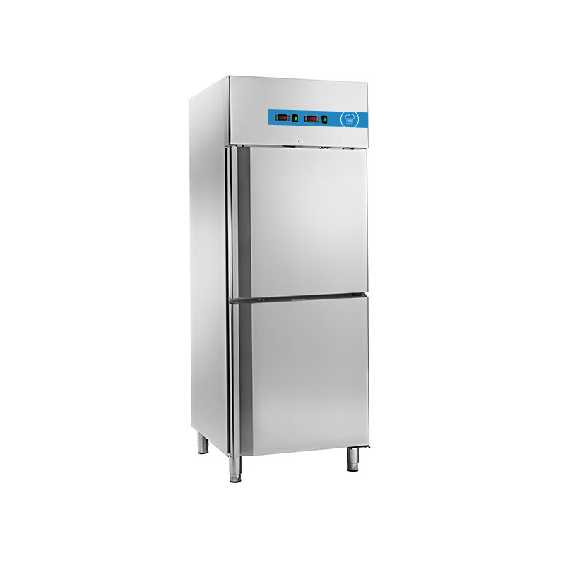 Armoire réfrigérée ventilée à double temp. de -2°C à +8°C | de -18°C à -22°C - capacité 237 L + 237 L