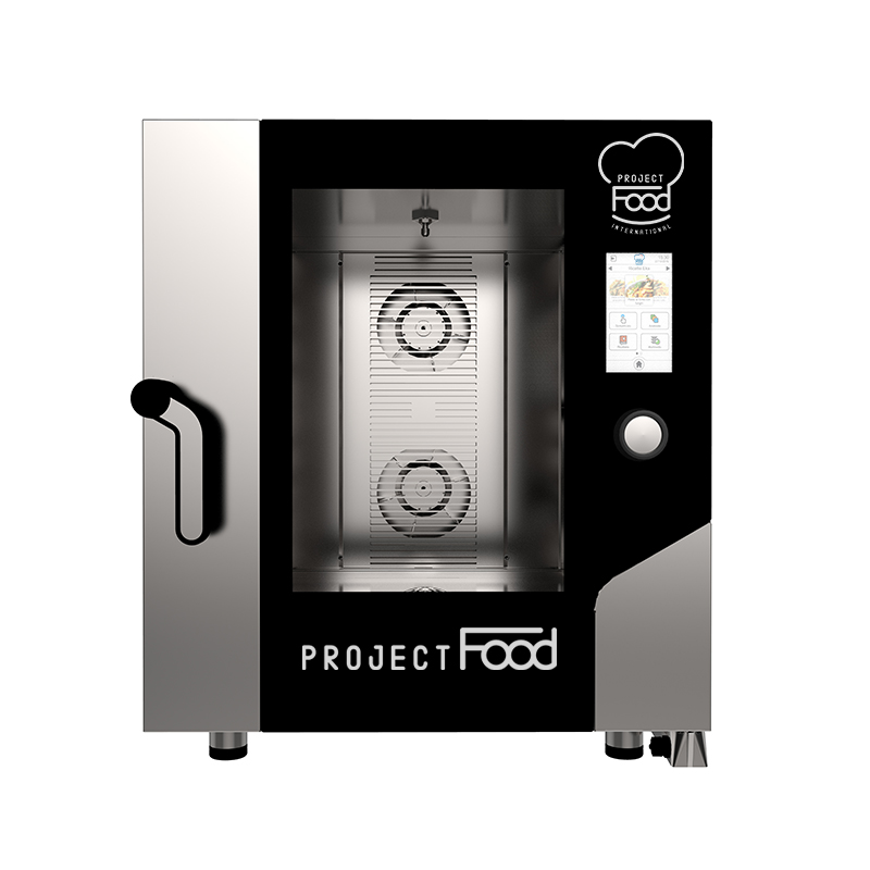 Four gastronomique électrique avec wi-fi combiné convection vapeur pour 7 plaques GN 1/1 - commandes entièrement tactiles