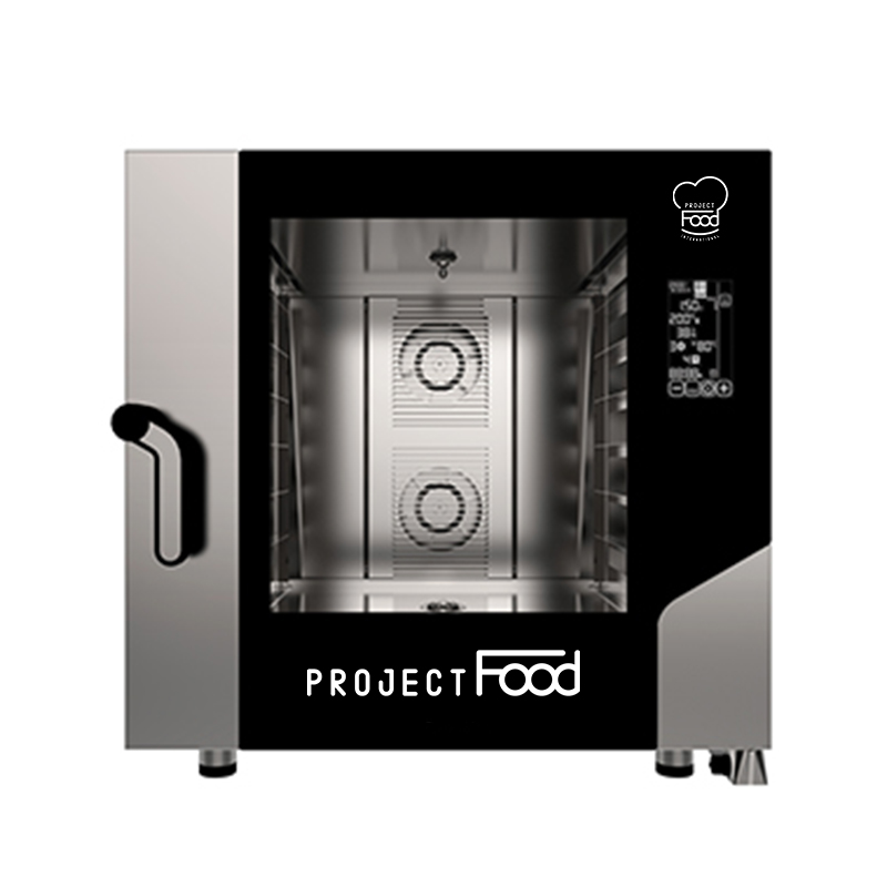 Four gastronomique électrique combiné convection vapeur pour 6 plaques GN 2/1 - commandes tactiles de base