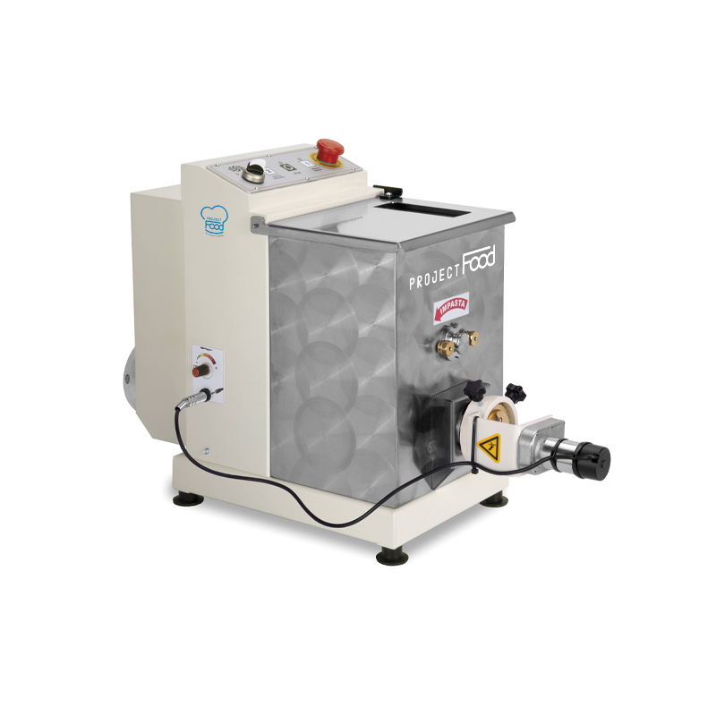 Machine pour pâtes fraîches avec coupe-pâte, capacité de pétrissage 4 kg, production horaire 14 kg - triphasé