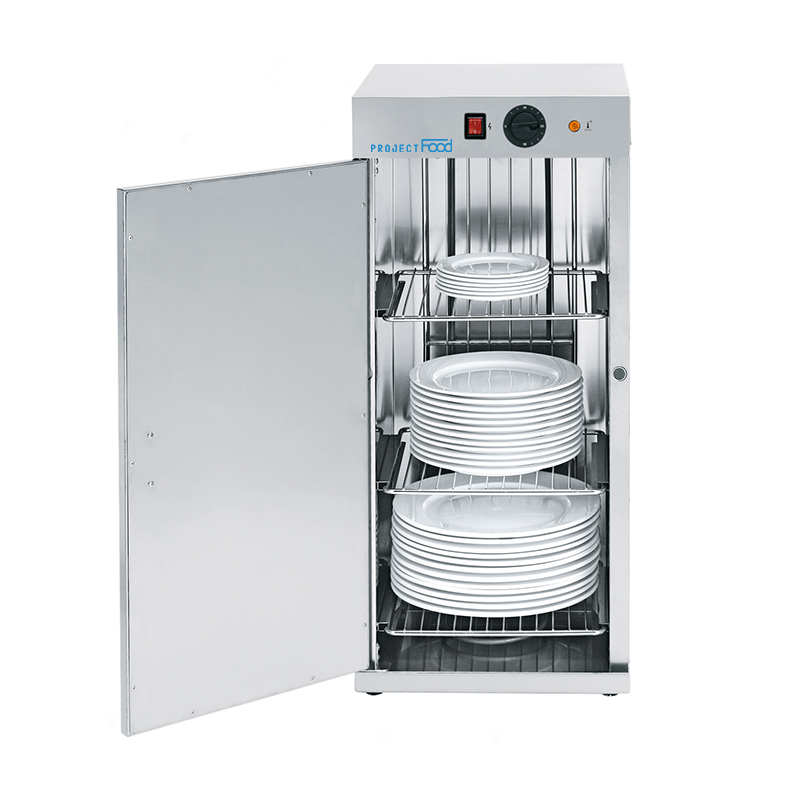 Armoire chauffe-plats pour 60 plats, température réglable de 0°C à 90°C