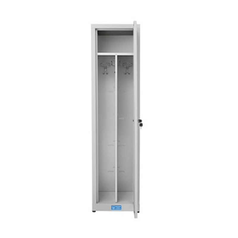Armoire vestiaire à une porte en zinc plastifié - L450xP500xH1800 mm