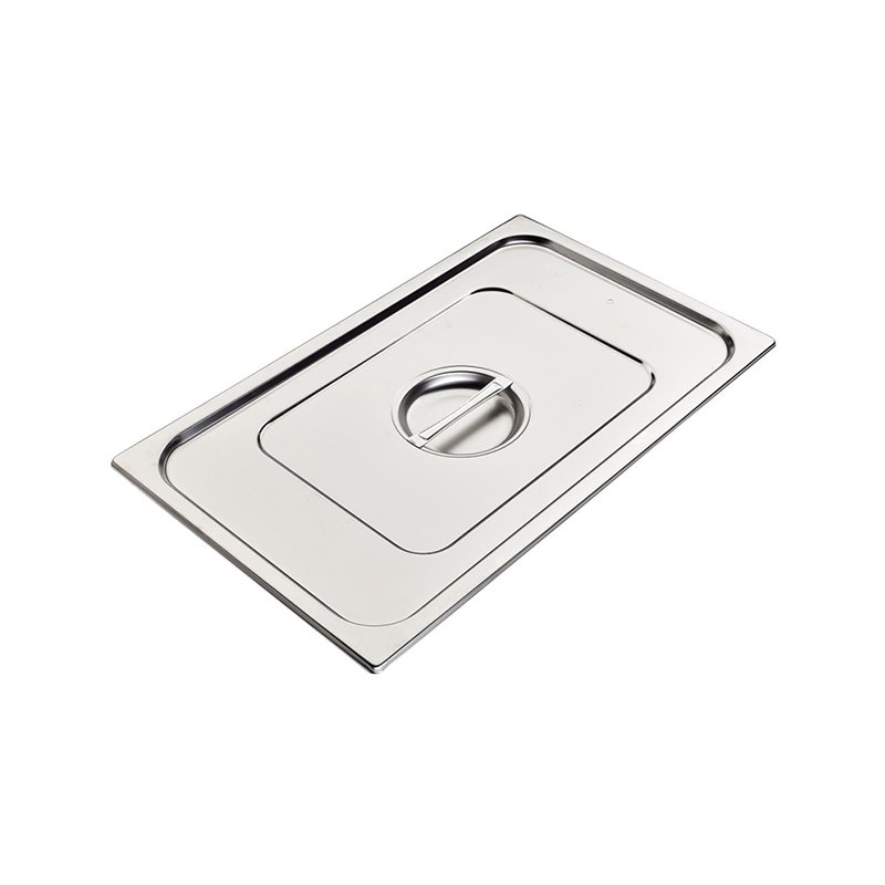 Couvercle en acier inox  format GN 1/1