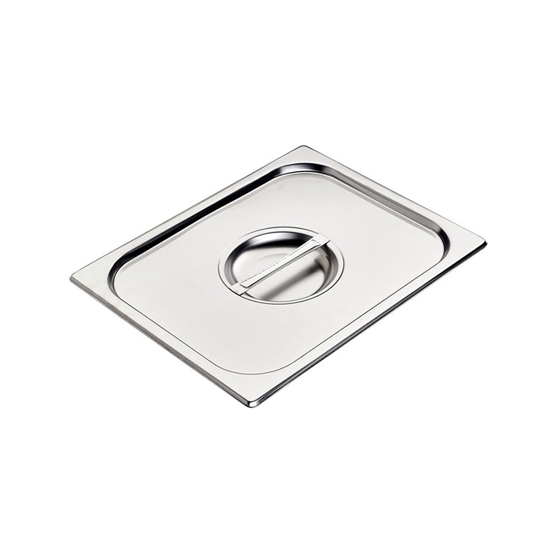 Couvercle en acier inox  format GN 1/2