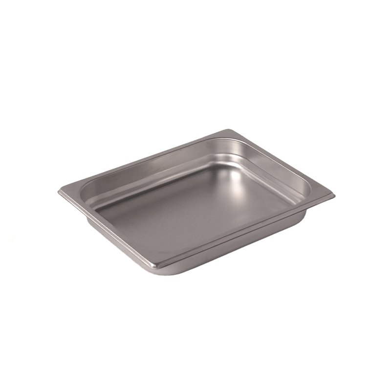Bassine en acier inox pour induction format GN 1/1 - hauteur 65 mm