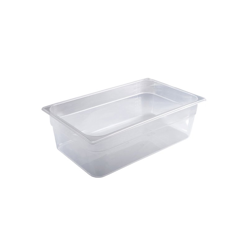 Bassine en polypropylène format GN 1/1 - hauteur 100 mm