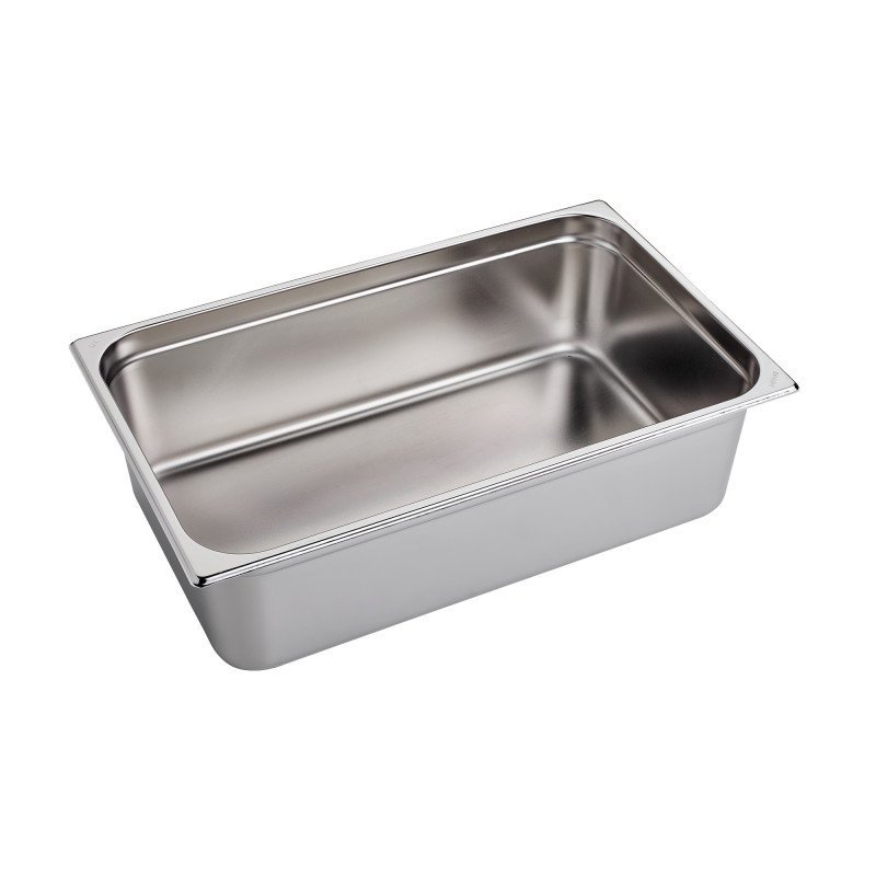 Bassine en acier inox format GN 1/1 - hauteur 150 mm