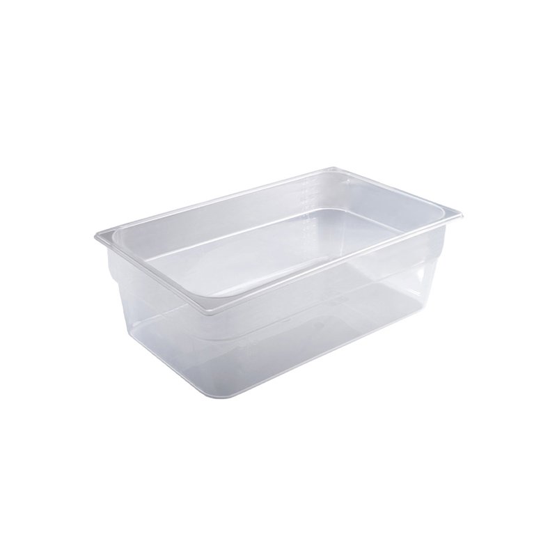 Bassine en polypropylène format GN 1/1 - hauteur 150 mm