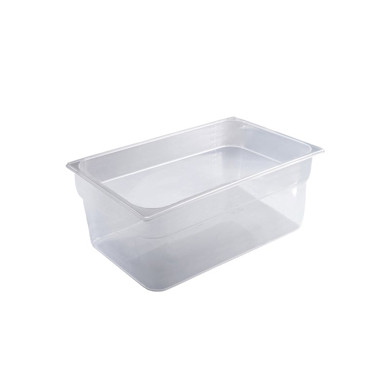 Bassine en polypropylène format GN 1/1 - hauteur 200 mm