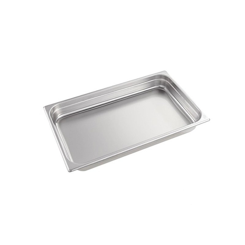 Bassine en acier inox format GN 1/1 - hauteur 65 mm