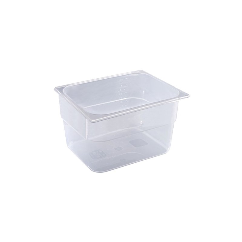 Bassine en polypropylène format GN 1/2 - hauteur 200 mm