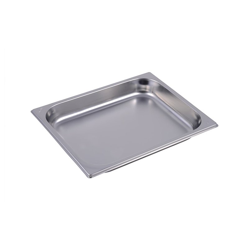 Bassine en acier inox format GN 1/2 - hauteur 40 mm