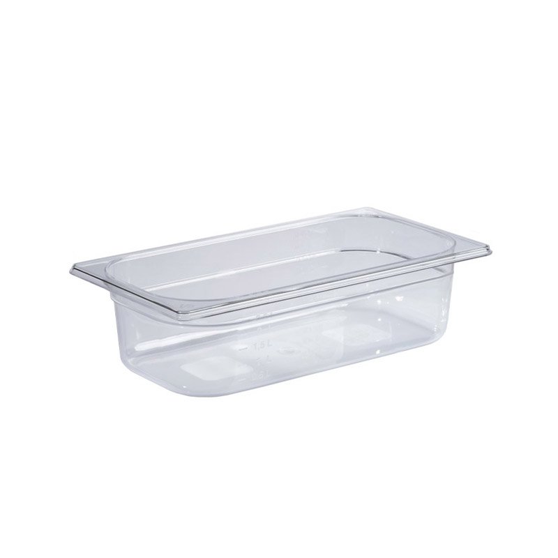 Bassine en polycarbonate format GN 1/3 - hauteur 100 mm