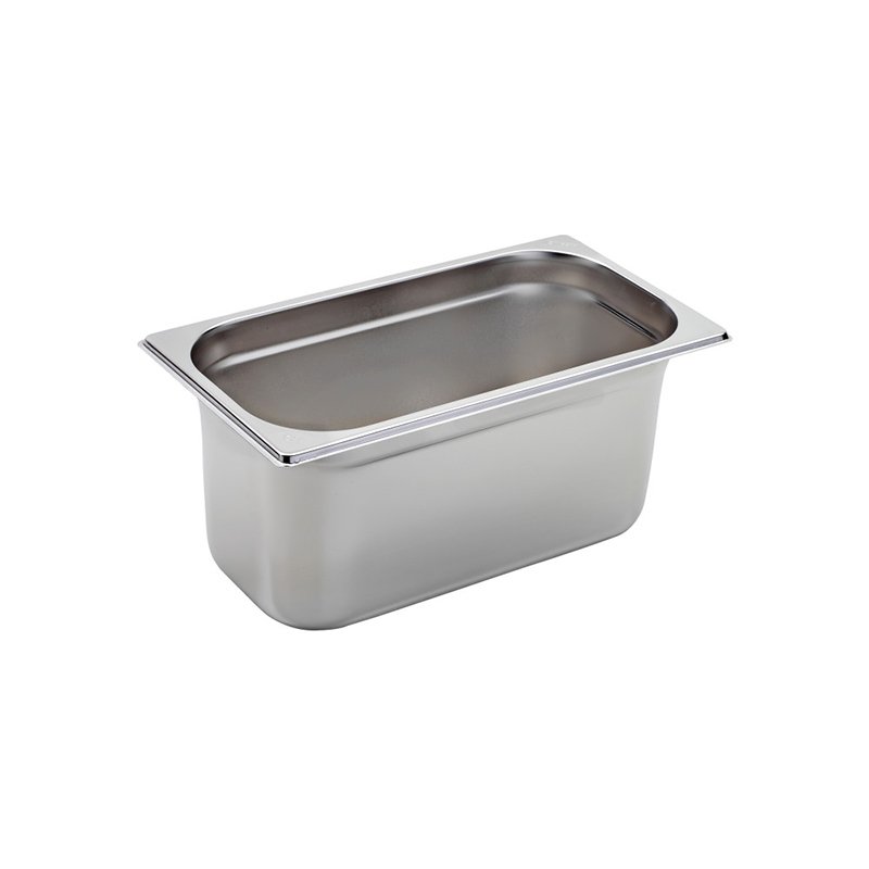 Bassine en acier inox format GN 1/3 - hauteur 150 mm