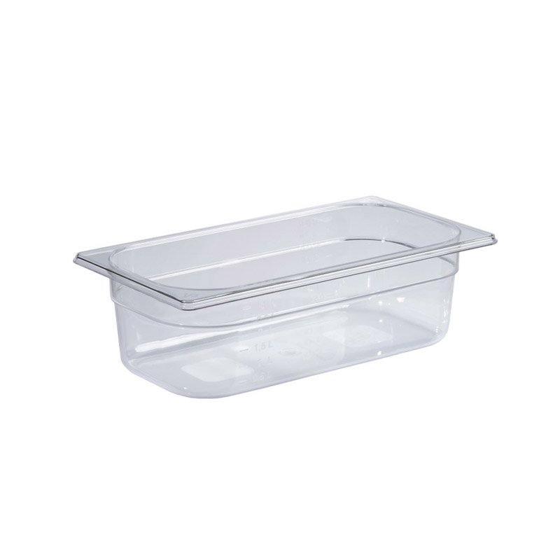 Bassine en polycarbonate format GN 1/3 - hauteur 150 mm