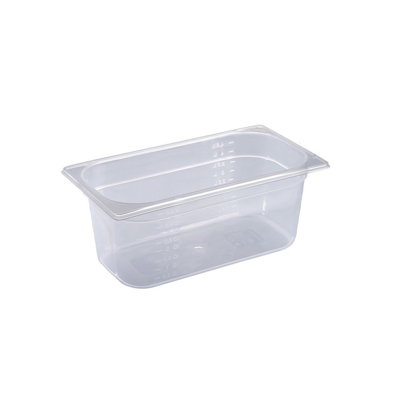 Bassine en polypropylène format GN 1/4 - hauteur 65 mm