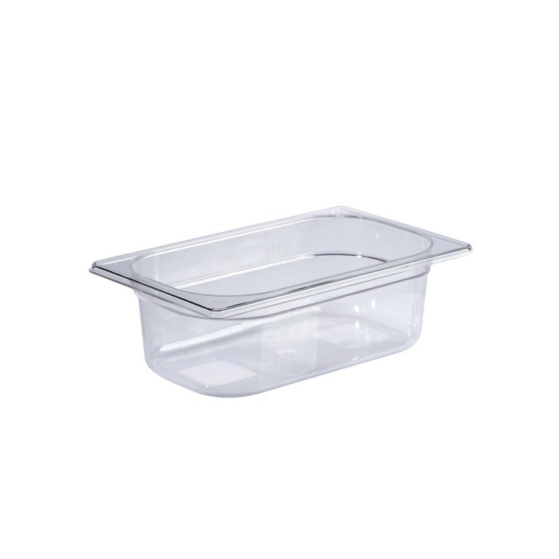 Bassine en polycarbonate format GN 1/4 - hauteur 100 mm