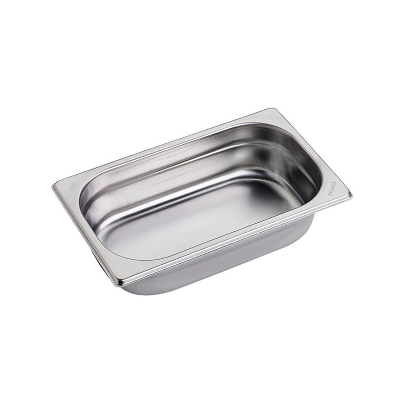 Bassine en acier inox format GN 1/4 - hauteur 65 mm