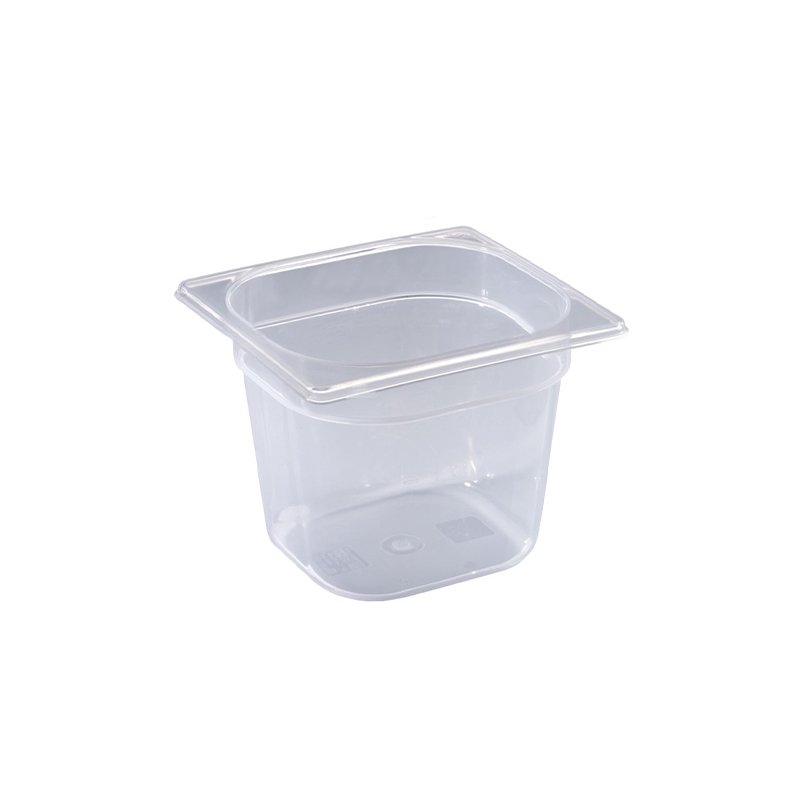 Bassine en polypropylène format GN 1/6 - hauteur 65 mm