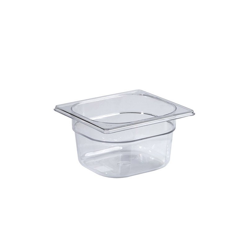 Bassine en polycarbonate format GN 1/6 - hauteur 150 mm
