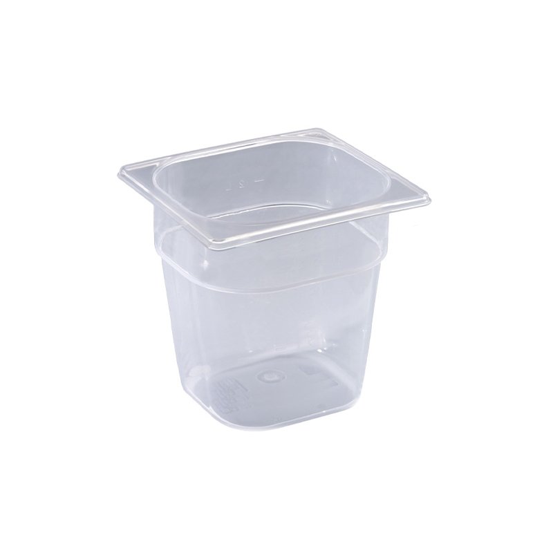 Bassine en polypropylène format GN 1/6 - hauteur 200 mm