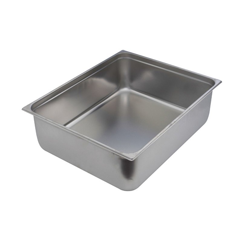 Bassine en acier inox format GN 2/1 - hauteur 150 mm