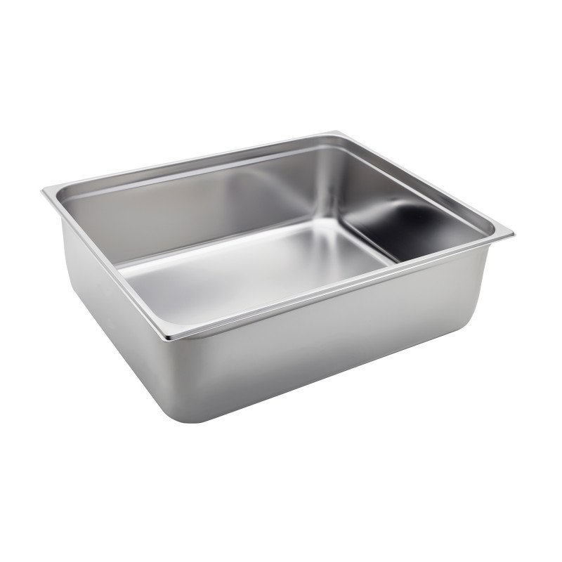Bassine en acier inox format GN 2/1 - hauteur 200 mm