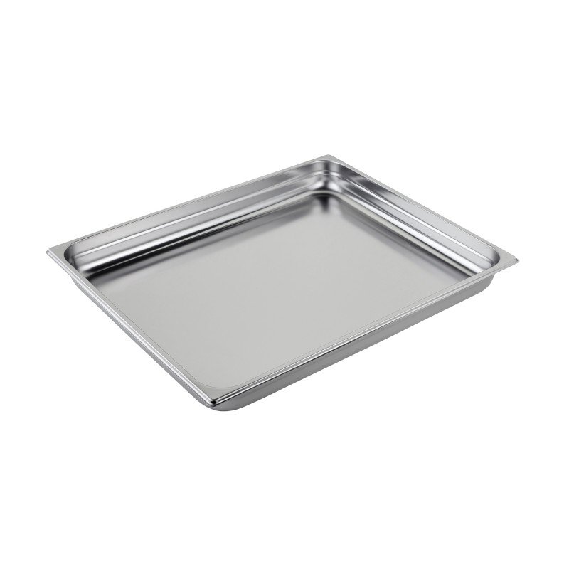 Bassine en acier inox format  GN 2/1 - hauteur 65 mm