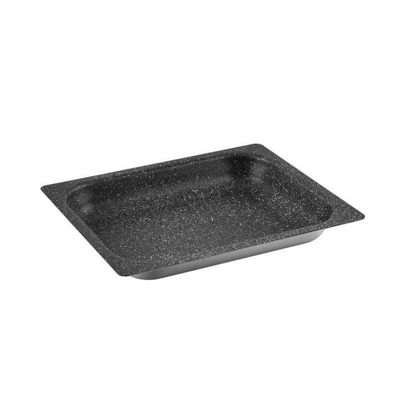 Plaque en aluminium antiadhésif format GN 2/3 - hauteur 40 mm