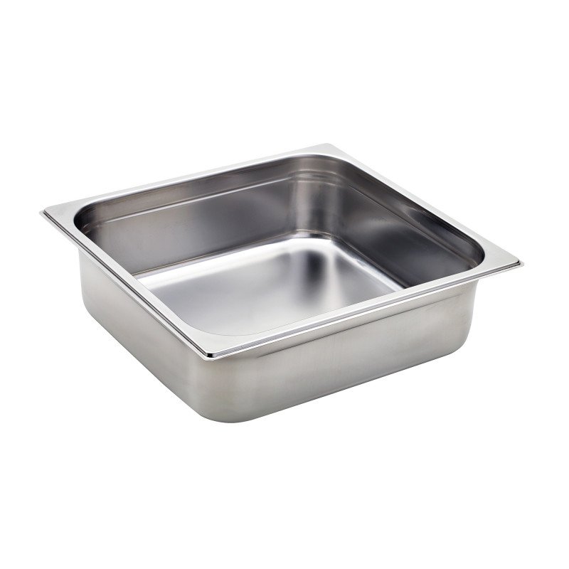 Bassine en acier inox format GN 2/3 - hauteur 100 mm