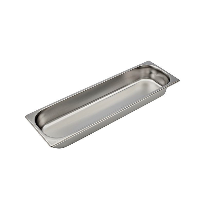 Bassine en acier inox format GN 2/4 - hauteur 65 mm
