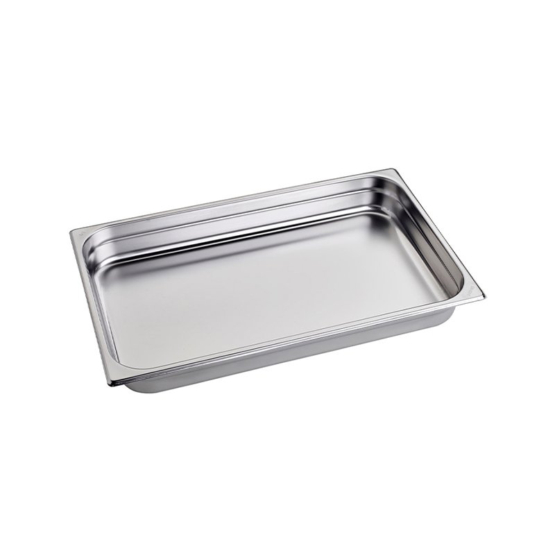 Bassine en acier inox format GN 2/8 - hauteur 65 mm
