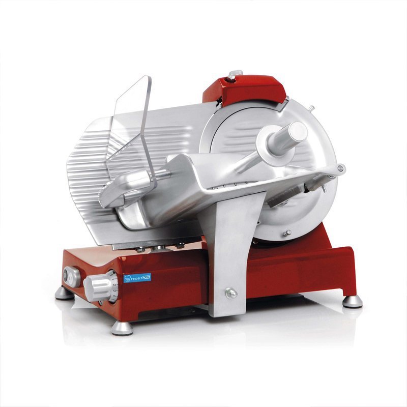 Trancheuse à gravité de ligne rétro monophasé avec lame Ø  250 mm - coupe utile 220x190h mm