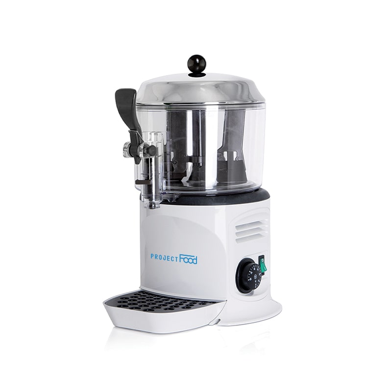 Distributeur de chocolat blanc de 3 litres pour crèmes et chocolat