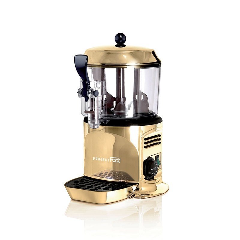 Distributeur de chocolat or de 3 litres pour crèmes et chocolat