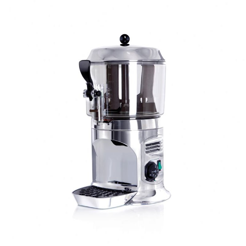 Distributeur de chocolat argent de 5 litres pour crèmes et chocolat