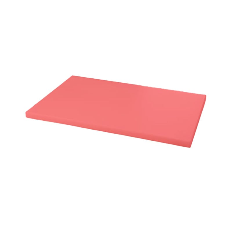 Planche à Découper en Polyéthylène Alimentaire Rouge dimensions L50xP30xH2 cm