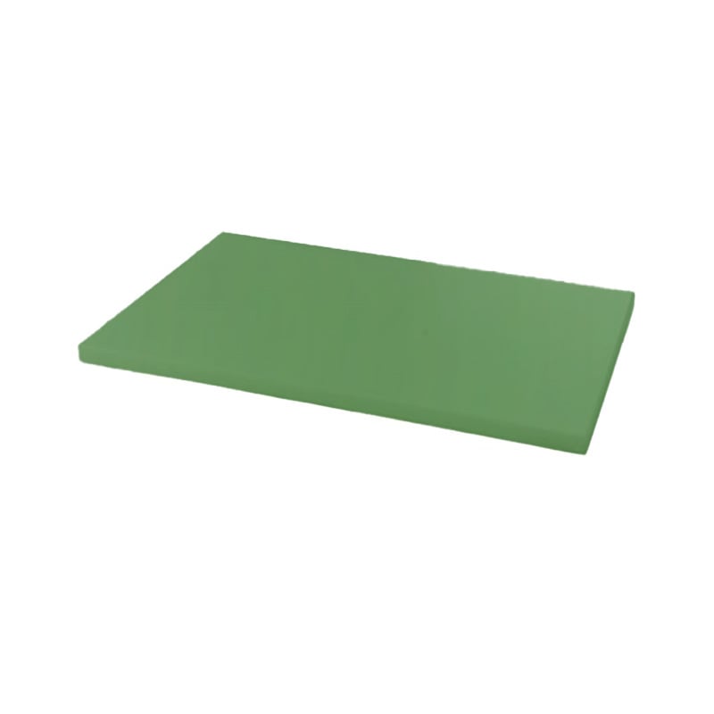 Planche à Découper en Polyéthylène Alimentaire Vert dimensions L50xP30xH2 cm