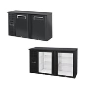 TABLES ARRIÈRE RÉFRIGÉRÉES NOIRES PROF 50 CM