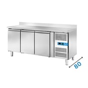 TABLES RÉFRIGÉRÉES -2°C à +8°C PROFONDEUR 80 cm EN 60x40