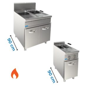 FRITEUSE À GAZ- PROF.90 cm